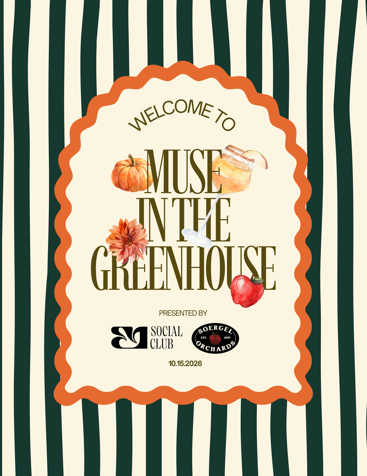 Muse in the Greenhouse | An Autumn Social Experience by Eclectic Muse x Soergel Orchards